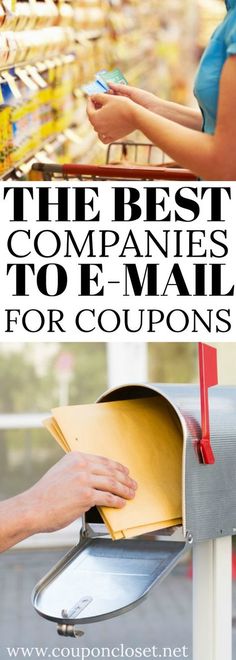 the best companies to e mail for coupons are you looking for one? check out this list