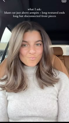 Long Face Framing, Beige Balayage, Brown Hair Styles, Soft Brown Hair, Midi Hair, Long Curtain Bangs, Brunette Hair Cuts, Brown Hair Inspo, Dirty Blonde Hair