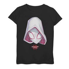 This cute black Spider Gwen shirt features the crime-fighting Gwen on comfy cotton. This cute black Spider Gwen shirt features the crime-fighting Gwen on comfy cotton. FIT & SIZING Crewneck FABRIC & CARE Imported Machine wash - Delicate Cotton Jersey Size: Medium. Gender: female. Age Group: kids. Pattern: Graphic. Tshirt And Shorts, Spider Man Into The Spider Verse, Ghost Spider, Into The Spider Verse, Spiderman Birthday, Jersey Girl, Black Spider, Spider Gwen, Spider Woman