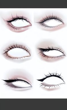 the different types of eyes with long lashes