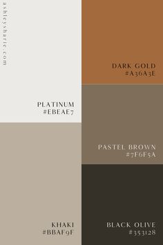 Neutral, Warm, Luxury,  Brand Color Palette Tawny Color Palette, Elegant Brown Color Palette, Rustic Colours Palette, Rust Black Cream Color Palette, Academic Colour Palette, Grayish Color Palette, Psychology Color Palette, Terracotta Brown Color Palettes, Color Palette Academia