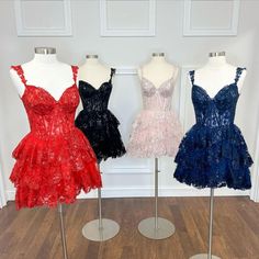 Corset A-line Short Homecoming Dresses Lace Mini Dress For Cocktail Events During Prom Season, Party Mini Dress With Lace Bodice, Party Dresses With Sheer Lace Bodice, A-line Lace Bodice Dress For Party, Party A-line Lace Dress With Fitted Bodice, Backless Lace Dress For Prom, A-line Lace Dress With Fitted Bodice For Party, Backless Lace Dress For Prom Season, Party Lace A-line Dress With Fitted Bodice