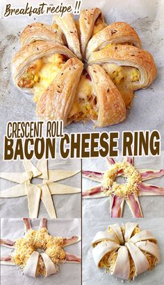 Bacon Egg & Cheese Wreath - Cakescottage