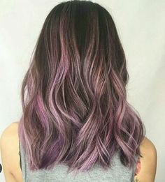 Hair Color Asian, Lilac Hair, Balayage Hair Blonde, Short Hair Balayage, Short Hair Color, Ombre Hair Color, Hair Color Balayage