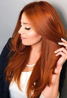 Ginger Hair Color Shades, Red Copper Hair Color, Hair Facts, Copper Red Hair, Hair Color Shades