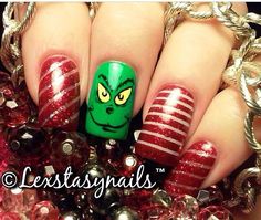 Stephs Nails, Pedi Designs, American Nails, Unghie Nail Art, Squoval Nails, Christmas Gel Nails, Holiday Nail Art