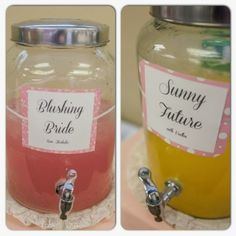 there are two jars with labels on them that say,'sunshine future not today '