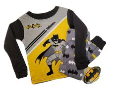 Batman Snug Fitting Pajamas 2pc Toddler Black & Yellow Multi Sizes NEW This garment is not flame resistant Batman Pajamas, Baby & Toddler Clothing, Black N Yellow, Baby Accessories, Baby Toddler, Batman, Pajamas, Shoe Accessories, Sweatshirts