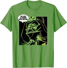 Amazon.com: Star Wars Darth Vader Luck St. Patrick's Day T-Shirt : Clothing, Shoes & Jewelry Star Wars Merchandise, T Shirt Image, St Patrick Day Shirts, Star Wars Humor, Star Wars Darth, Star Wars Darth Vader, Shirt Store, Comic Styles, St Patrick’s Day