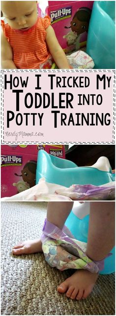 how i tricked my toddler into potty training