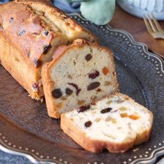 a loaf of bread with sprinkles on it sitting on top of a white napkin