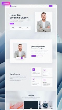 Single Page Personal Portfolio UI Design Personal Website Design, Profile Website, Search Engine Marketing Sem, Web Portfolio, Portfolio Website Template, Dropshipping Business, Dropshipping Store