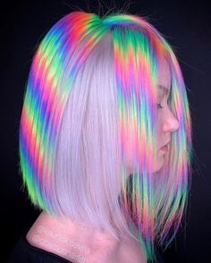 Cosmic Hairstyles, Exotic Hair Color, Knot Hairstyles, Exotic Hairstyles, Hair Colour Design, Pulp Riot Hair Color, Twisted Top, Tutorial Hair