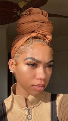 Headwrap Styles, Turban Fashion, Headwrap Hairstyles, Collateral Beauty, Natural Girl, Female Inspiration, Head Wrap Styles, Hair Wrap Scarf, Hair Scarf Styles