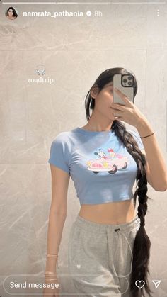 Long Mirror Selfie, Long Hair Indian Women, Indian Long Hair, Indian Long Hair Braid, Long Silky Hair, Desi Fashion Casual, Seductive Clothes, Casual Day Outfits, Quick Outfits