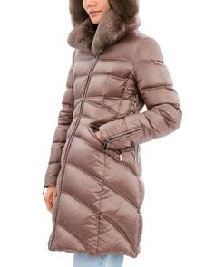 Dawn Levy Cloe Shearling Hooded Quilted Coat Corset Lacing, Velvet Corset, Chain Strap Bag, Corset Lace, Floral Shoes, Quilted Coat, Shearling Coat, Mens Scarves, Detachable Hood