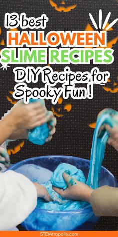 halloween slime recipe for spooky fun