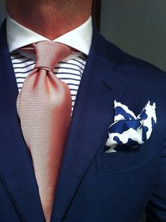 Wear your blue suit with a champagne colored tie and steal the limelight #StudioSuits #CustomFit #CustomMAde #TailoredSuits Gentleman Fashion, Gentlemens Guide, Men Ties, Summer Blazer, Mens Dress, Men's Apparel