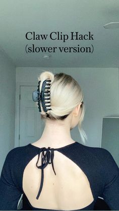 Hair Styles Cute, Claw Clip Hairstyles, Pool Hairstyle Ideas, Hair Upstyles, Hairstyles For Medium Hair, Cute Hairstyles For Medium Hair, Hair Tutorials For Medium Hair