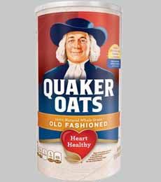 a jar of old fashioned quaker oats