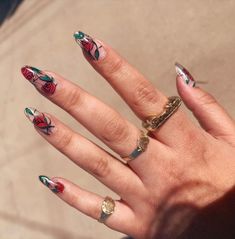 Stained Glass Nails Designs, Mexicana Nails, Stain Glass Nail Art, Stained Glass Nail Art, Stained Glass Nails, Nail Tricks, Nails Board, Nail Goals