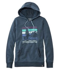 Women's Bean's Cozy Camp Hoodie Camp Hoodie, Camping Hoodie, Women's Sweatshirts, Side Panels, Ll Bean, Three Piece, L L Bean, Graphic Hoodie, Panel Siding