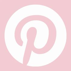 a pink and white photo with the letter p in it's center, on top of a light pink background