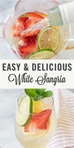 White sangria is the ultimate crowd-pleaser, easy to make, customizable, and perfect for any occasion. With a crisp white wine base, a splash of apple vodka, and a hint of fruity liqueur, this light and refreshing drink is one you’ll want on repeat all season!