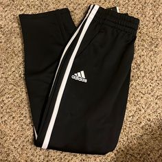 Nwt, Black With White Stripe, Zipper Pockets, Zipper Bottom. Adidas Jogging Pants, Adidas Retro, Blue Sweatpants, Adidas Joggers, Adidas Track Pants, Adidas Sweatpants, Tie Front Cardigan, Adidas Pants, Jogger Sweatpants