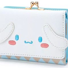 Cute Folded Wallet To Many Fold And One For Coin Card Holder New With Tag Cheap Kawaii Pink Wallets, Cheap Pink Kawaii Wallets, Kotak Bento, Sanrio Bag, Cat Coin Purse, Melody Cinnamoroll, Images Kawaii, Leather Trifold Wallet, Women's Wallets