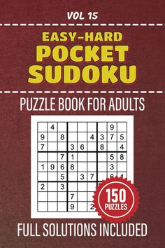 the easy sudoku puzzle book for adults