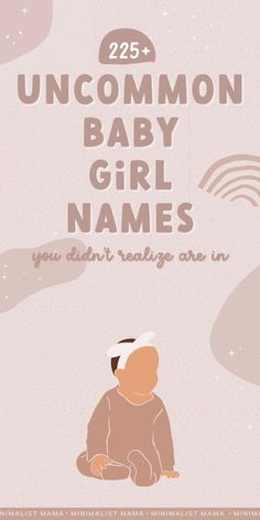 Searching for the prettiest baby girl names, but haven't found anything quite 'different' enough yet? I have searched through thousands of baby names, and *these* are my favorite uncommon and unique baby names for girls (with meaning and first and pretty middle name ideas!). (Aka rare baby names for girls/unusual girl names)