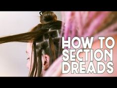 Parting For Dreadlocks, Dreadlock Parting Styles, Dreadlock Parting, Dreadlock Extensions With Bangs, Dreadlock Pattern, How To Dread Lock Your Hair