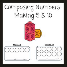 comparing numbers making 5 and 10 worksheet for kids to practice number identification skills