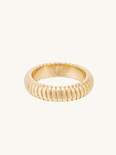 * 18kt gold plated * brass * ring size 7 Classic Gold-tone Gold Plated Rings, Yellow Gold Plated Bangle Rings, Golden Girl, Brass Ring, Ring Gold, Beauty Accessories, Ring Size 7, Pearl Bracelet, Gold Jewelry