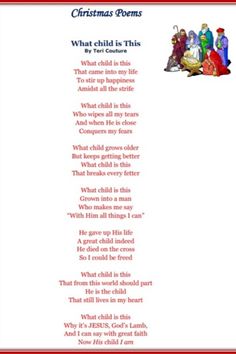 the christmas poem for children to read