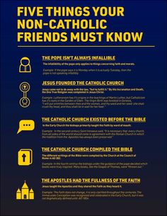 the five things your non - catholic friends must know about jesus's church info