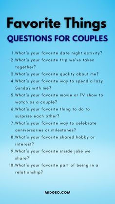 Looking for the best favorite things questions list? Discover 180 fun and engaging prompts that are perfect for any occasion! Whether you need a list of favorite things questions for gifts, or you're looking to spark deeper conversations with your partner using Favorite Things Questions for Couples, this list has you covered. From 100 favorite things questions to 20 favorite things questions for quick chats, these questions will help you uncover special details about people and family! Question Jar For Couples, Fav Things Questions, Questions For Bf, List Of Favorite Things Questions, Favorite Things Questions, Weird Questions, List Of Favorite Things, Couples List, Question Games For Couples