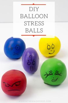 Relieve stress with these simple homemade stress balls made using balloons and flour. Then just squeeze for a DIY solution to stress! Diy Stressball Balloon Simple, Stressball Balloon, How To Make Flour, Teacher Aide, Cool Fidget Toys, Crochet Ball, Diy Balloon, Balloon Diy