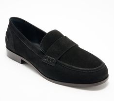 Sooner and later -- that's when you'll wear this aptly named leather loafer. From casual events to business meetings, this slip-on provides a tailored look that pairs well with any outfit. From Seychelles. Seychelles, Leather Loafers, Black Suede, Fashion Shoes, Leather Upper, Oxford, Loafers, Slip On, Heels