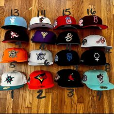 Hello There! I Have A Collection Of Brand-New, Unworn, Exclusive, And Limited-Quantity New Era Fitted Hats In Sizes 7 And 7 1/8. These Hats Come From Reputable Sources Such As Hat Club, Exclusive Fitted, Lids, Sportswear, And Capanova. Please Note That This Listing Is For Only One Hat. To Make Your Selection, Simply Choose The Number That Corresponds To The Picture Of The Hat You Desire. Here Are The Available Options: 1. Mariners Size 7 1/8 2. Blue Jays Size 7 3. Cardinals Size 7 (Sold) 4. Tige Atlanta Braves Hat, Swag Hats, Mlb Wallpaper, Hat Club, Rose Hat, Clothes Wishlist, World Baseball Classic, New Era Fitted, New Era 9forty