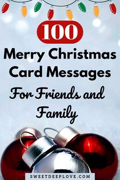 merry christmas card messages for friends and family