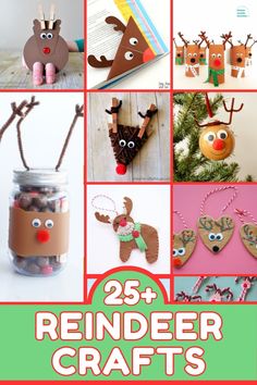 25 reindeer crafts for kids to make