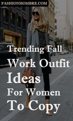 35 Trending Fall Work Outfit Ideas For Women To Copy – Fashion Hombre Gray Jeans Outfit Fall Work, 2023 Winter Work Outfits Women, Fall Work Outfits 2023 Women, Outfit Ideas Winter Business Casual, Fall Blazer Outfits For Women Work, Women’s Work Attire 2023, Winter Work Looks For Women, Fall Career Outfits For Women, Cool Weather Work Outfits