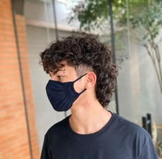 Short Haircuts Curly Hair Men, Mullet With Perm Men, Faux Hawk Curly Hair Men, Mullet Perm Hairstyles Men, Mullet Fade Haircut Curly, Short Curly Haircuts Masculine, Curly Men Mullet, Men’s Curly Haircut Mullet, Mullet With Perm