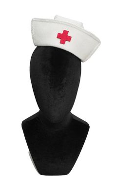 This is a mini nurse hat designed and made by me. It is made of a wool felt base with poly braid trim about the borders, and embellished with a satin medical cross in the center. The hat fastens with two small alligator clips attached discreetly to the underside. *Made to order - Each piece is typically finished between 3-5 business days, but may take longer during periods of high volume production. If you need a piece by a certain date, please message me prior to purchase! :) Medical Cross, Mini Hats, Hat Fascinator, Strawberry Patch, Nurse Hat, Alligator Clips, Victorian Gothic, Costume Outfits, Hat Designs