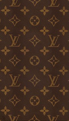 louis vuitton pattern on brown leather