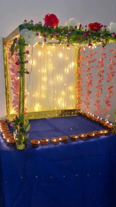 Janmastmi Decoration Ideas At Home, Best Ganpati Decoration At Home, Ganpati Decoration Theme Ideas, Flower Decoration For Ganpati, Mandir Decoration, Ganesh Chaturthi Decoration, Ganpati Decoration At Home