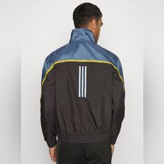 Brand New - Size Large Adidas Jackets, Adidas Blue, Blue Adidas, Adidas Performance, Adidas Men, Blue Gold, Adidas Jacket, New Balance, Mens Jackets