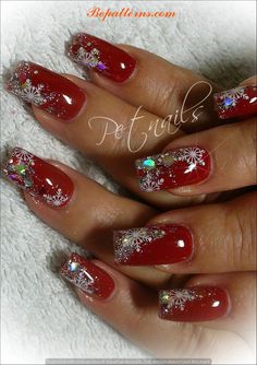 Cute spring gel nails Diy Christmas Nail Designs, Holiday Nails Easy, Christmas Nails Diy, Holiday Nail Designs, Holiday Nail Art, Super Nails, Christmas Nail Designs